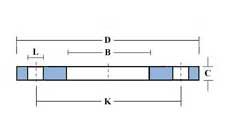 Drawing for 18.00" JIS 10K REGULAR FFSO 304/L